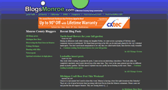Desktop Screenshot of blogsmonroe.com